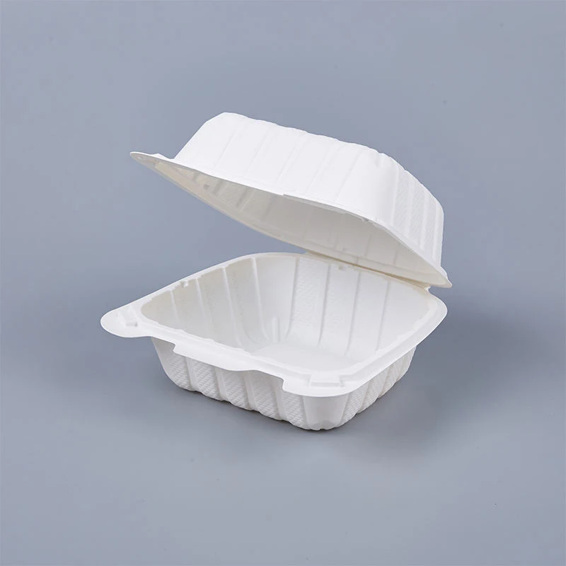 Factory Mfpp Reusable Microwave Safe Plastic Takeout Box Clamshell Design Disposable Lid Party Takeaway Food To-Go Containers