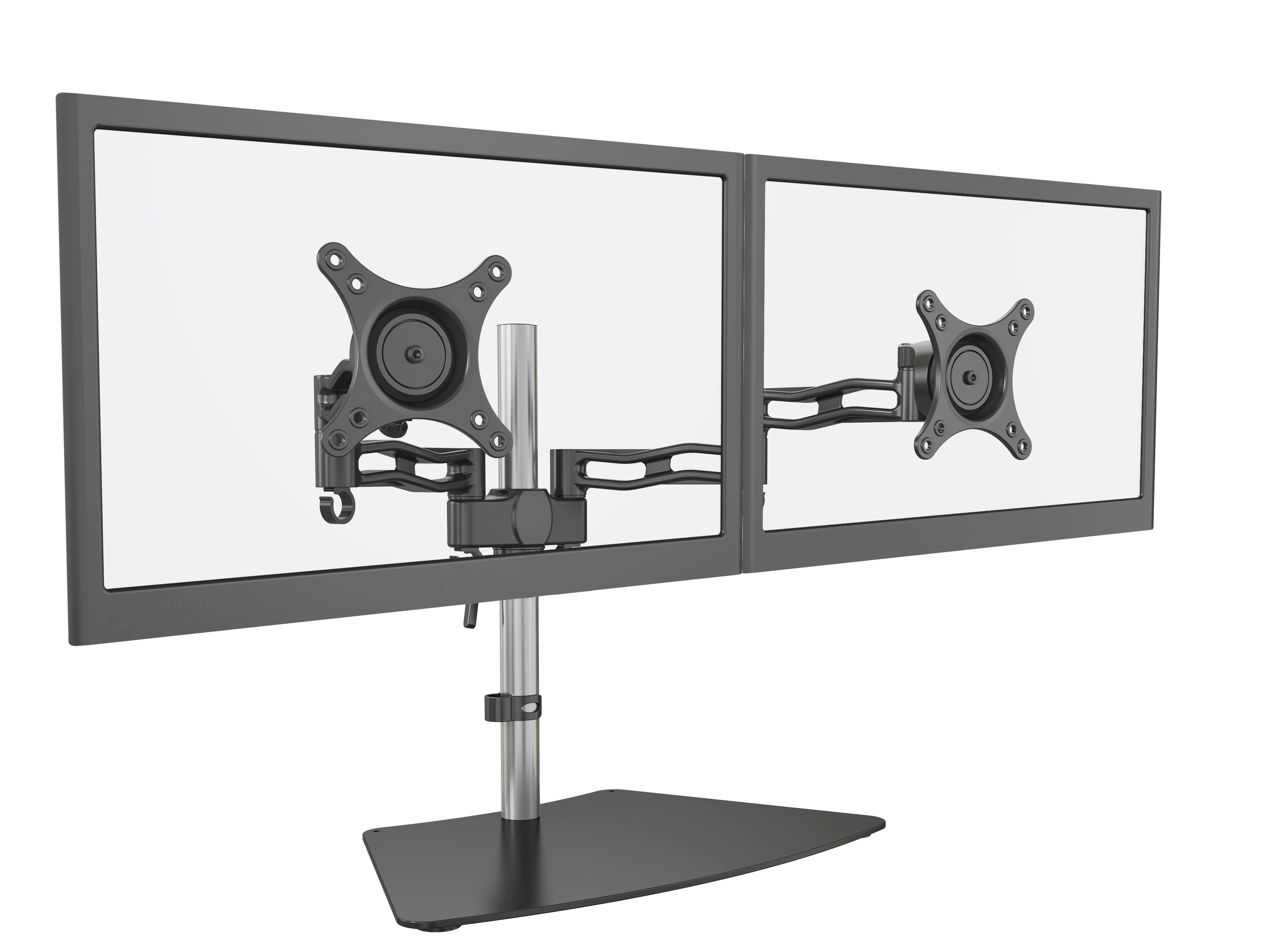 Vmounts Fully Adjustable Monitor Arm Dual Monitor Stand With Vesa