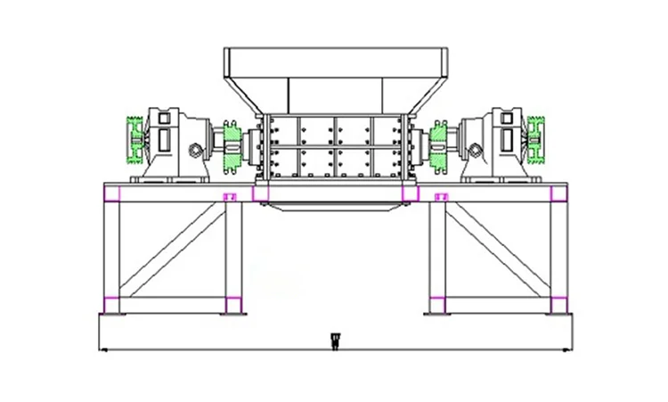 Шредеры чертеж. Чертеж Шредера для резины. Шредер для измельчения резины. Шредер двухвальный чертеж. Шредер двухвалковый для пластика.