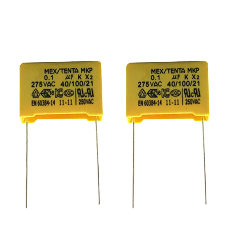 Class X2 Mkp 275v 100nf 10mm Polypropylene Film Power Supply Capacitor 0.1uf 275vac 104k 250V 310V