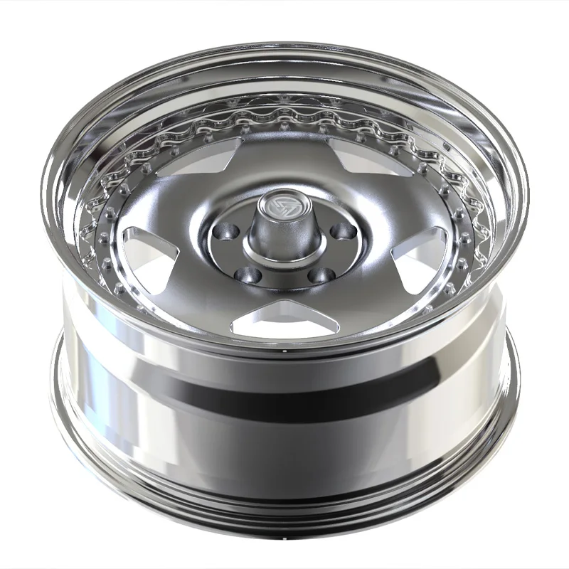 XL Silver Brushed 2-piece Custom Forged Wheel 5x114.3 5x120 5x112 Car Alloy Wheel 17 18 19 20 21 22 Inch Rim - Image 6