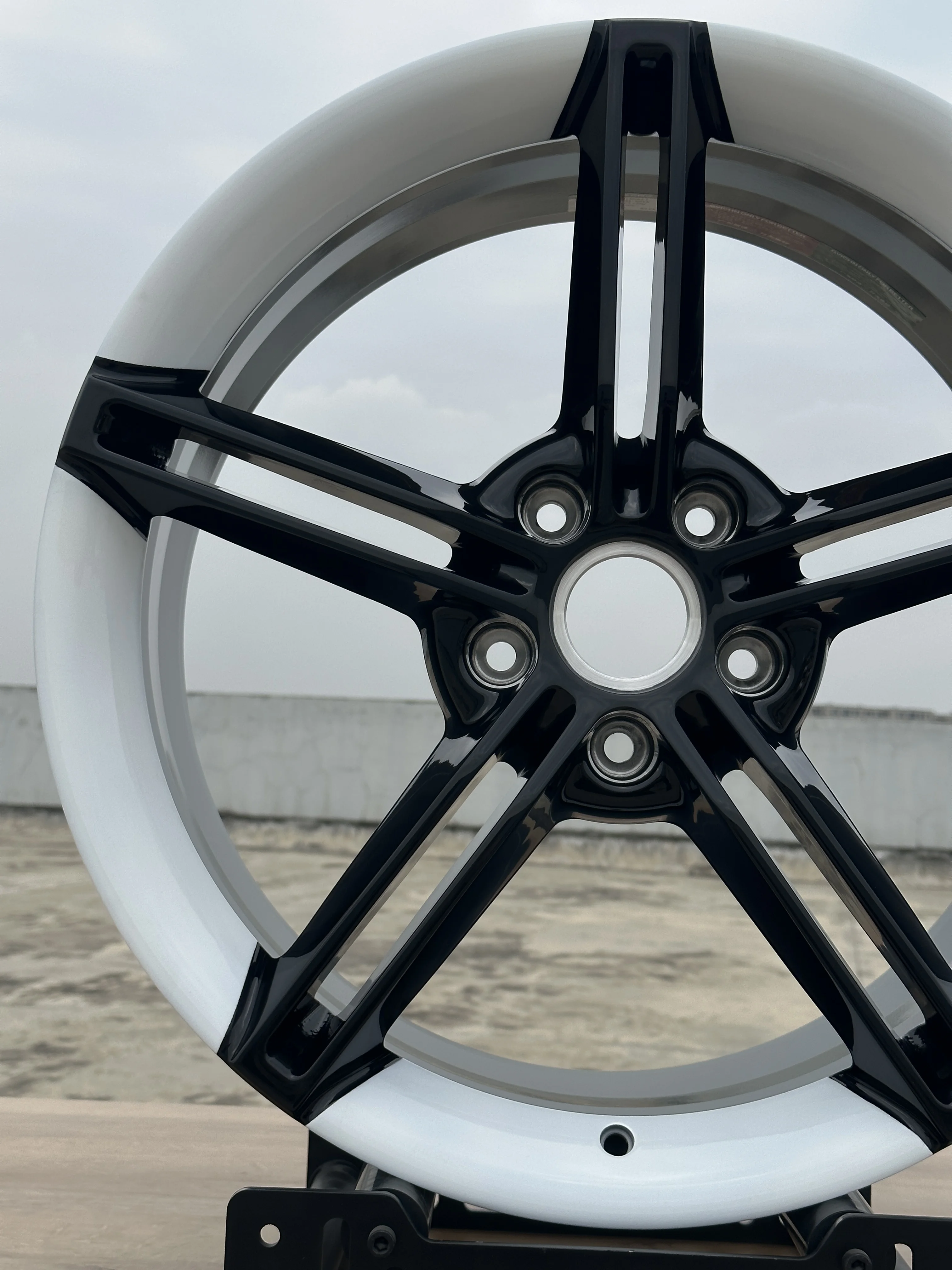 GVICHN monoblock double color aluminum alloy forged wheels 16 17 18 19 20 21 22 23 24 inch 5x112 5x114.3 5x120 multi color rim