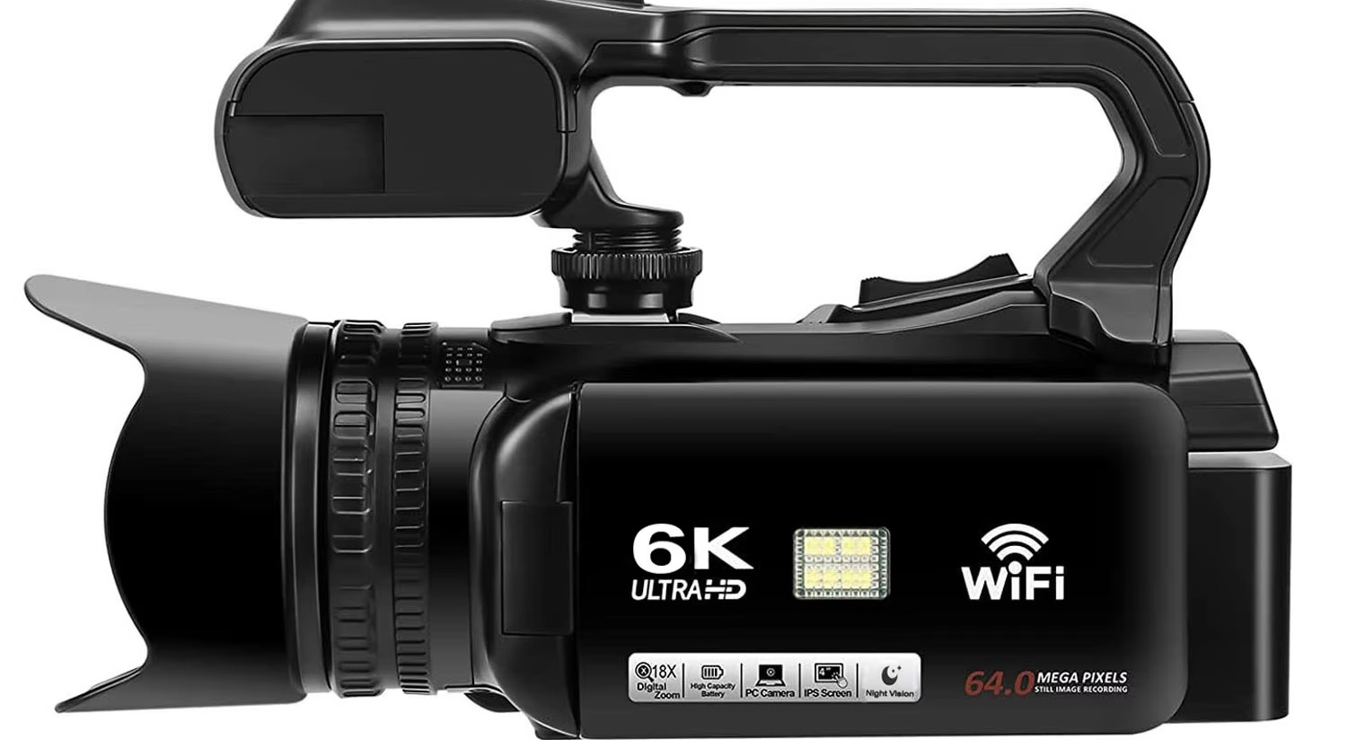 64mp 60fps 18x Digital Zoom Web Camera 1080p For Streaming