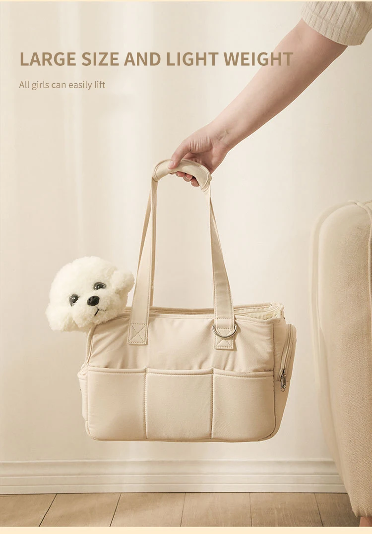 Fashion Pet Carriers Travel Products Outdoor Breathable Cute Easy Carry