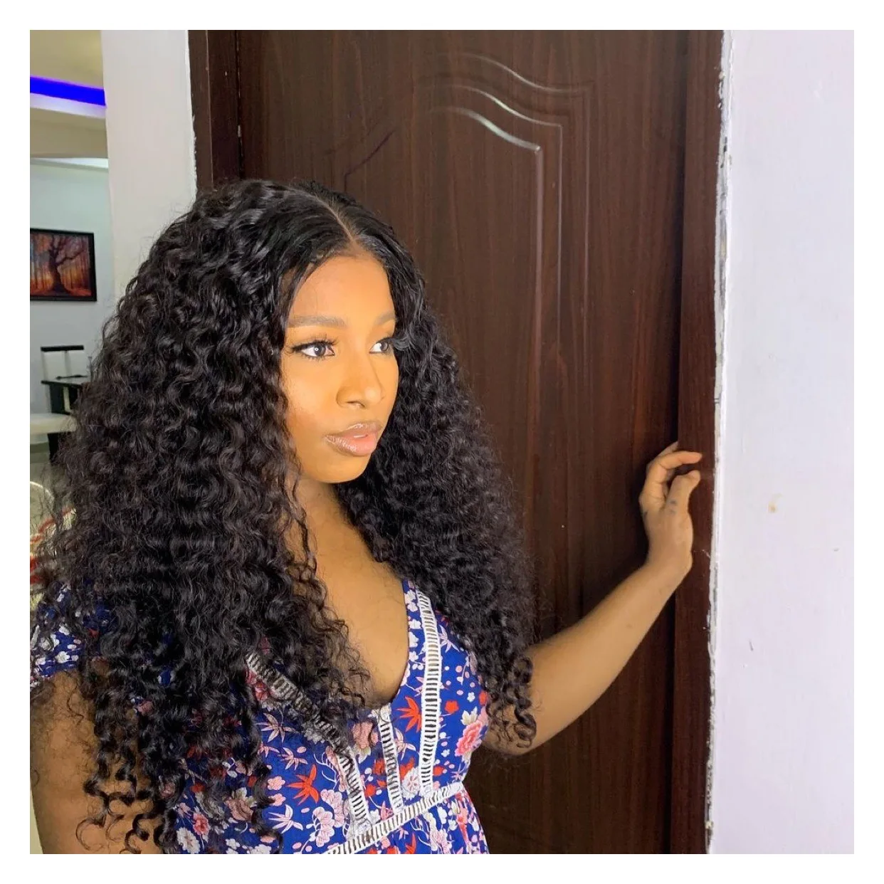 DIY Lace Frontal Wig Raw Burmese Curly Hair Bundles Deep Curly Wholesale  Double Drawn Virgin Human Hair