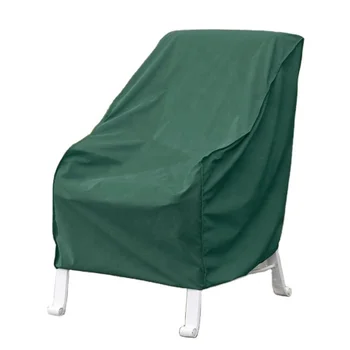 All-Weather Stacking Chair Cover Plastic Garden Waterproof Outdoor Furniture Cover