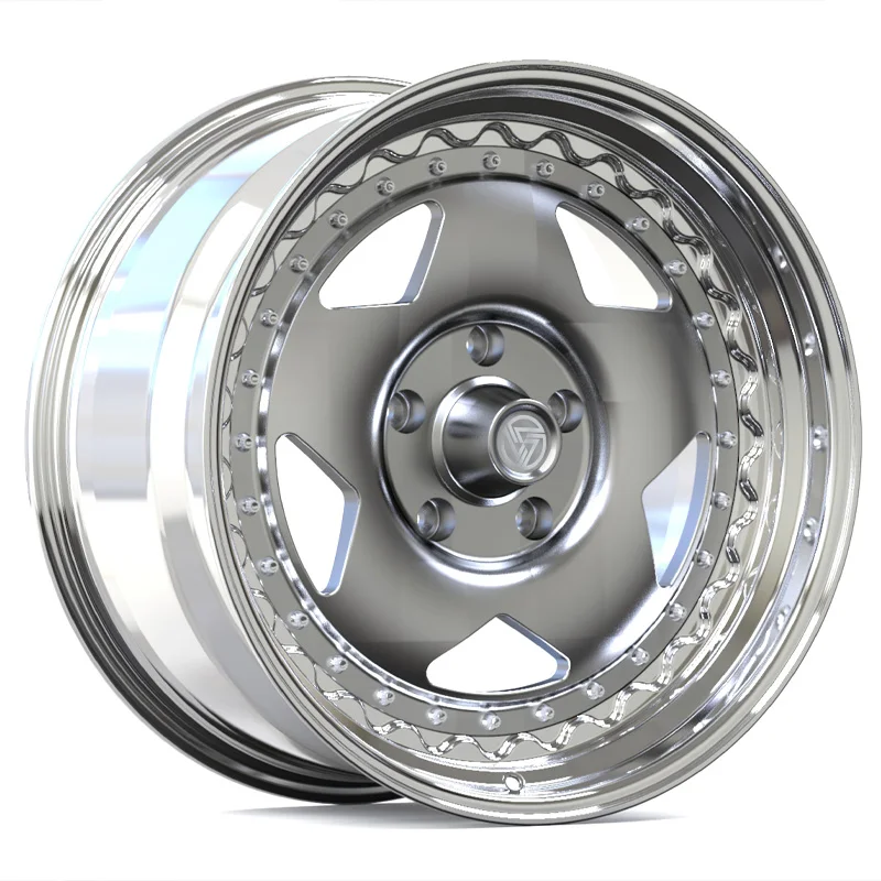 XL Silver Brushed 2-piece Custom Forged Wheel 5x114.3 5x120 5x112 Car Alloy Wheel 17 18 19 20 21 22 Inch Rim - Image 5