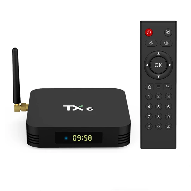 TX6 Android 9.0 TV Box With H6 Chip 4GB 32GB/64GB Smart TV Box Support 2.4G&5G Wifi BT5.0 TX3 Mini