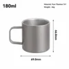 180ml Double-Walled Titanium Cup
