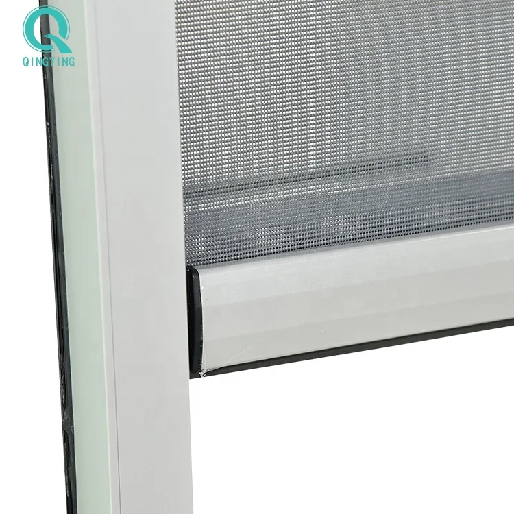 QINGYING Customized Motorized Windproof Zip Track Roller Blinds for Outdoor Patio