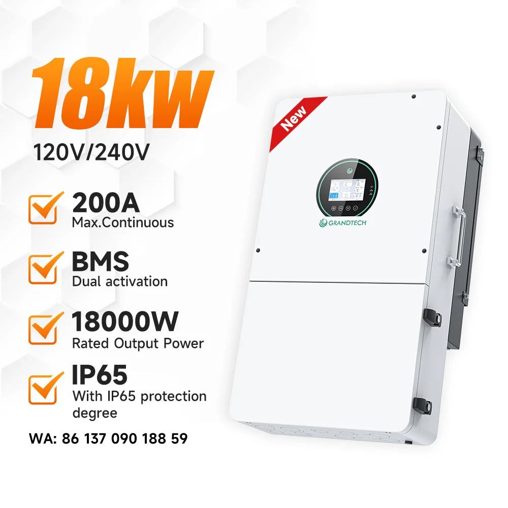 Solar System Inverter Hybride Solaire 15kw 16KW 18KW 20KW Solar Panel Power Inverter Srne 120V 240v Split Phase Inverter
