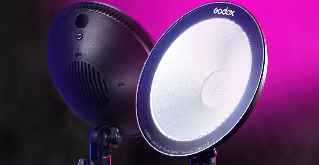 Godox CL10 LED Webcasting Ambient Light (2 Stück) (Gebraucht) In