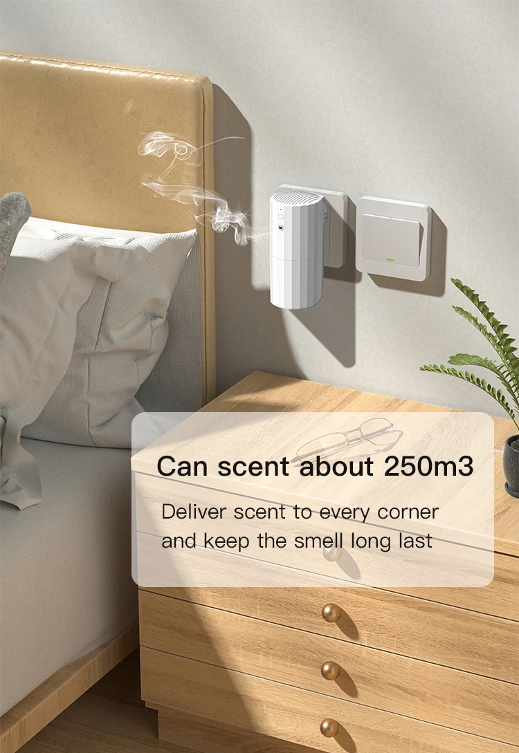 Uften Plug in Aroma Diffuser - 130ml Smart Scent Machine