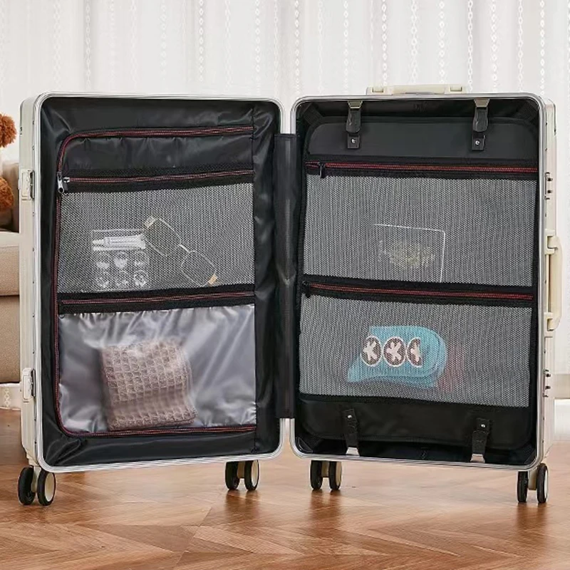 Унисекс на заказ, чемодан для чемодана, дорожные сумки с подстаканниками, изготовленные из материала АБС