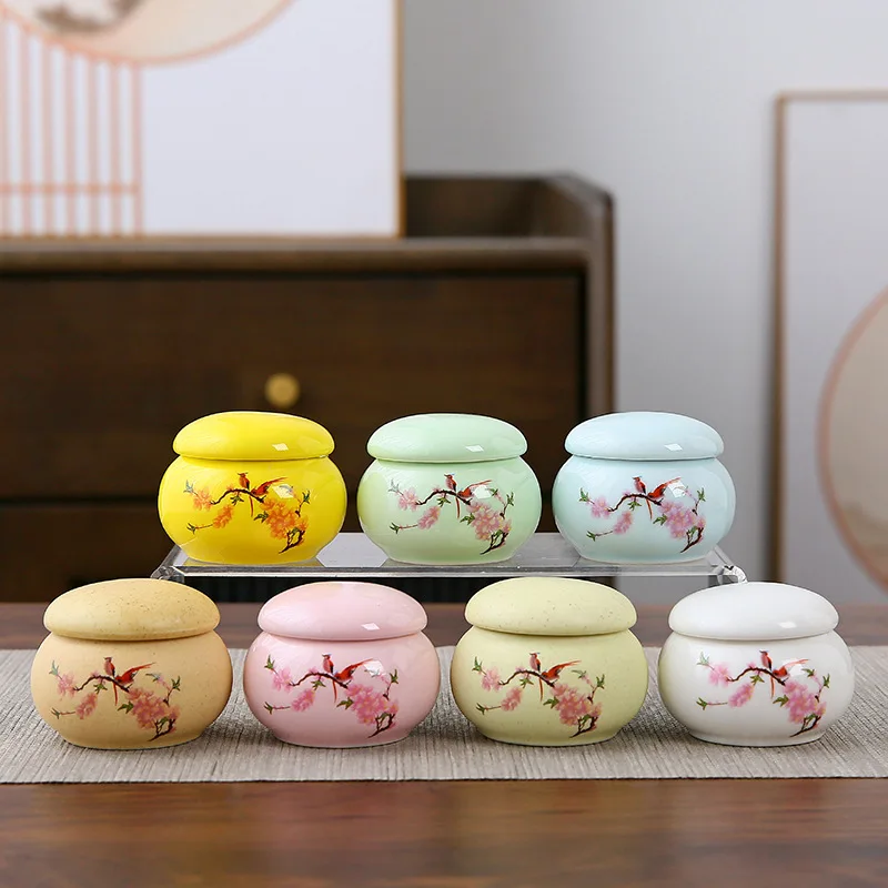 SINOCS Ceramic Storage Jars Perfect for Tea, Coffee, and More