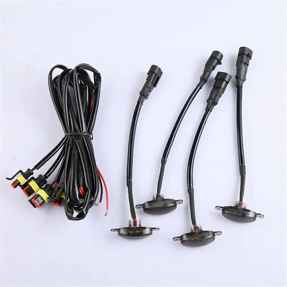 Front Grille LED Signal Light Grill Mount Lamp for Jeep Grand Cherokee 2003-2021 Raptor Style  Car Eagle Eye Lights Wholesale