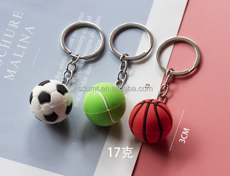 Custom Key Chain Popular Fashion Basketball Keychain Pendant Soccer