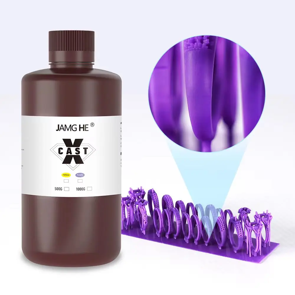 JAMGHE X Cast High Wax 3D Printer Resin for Jewelry - 405nm