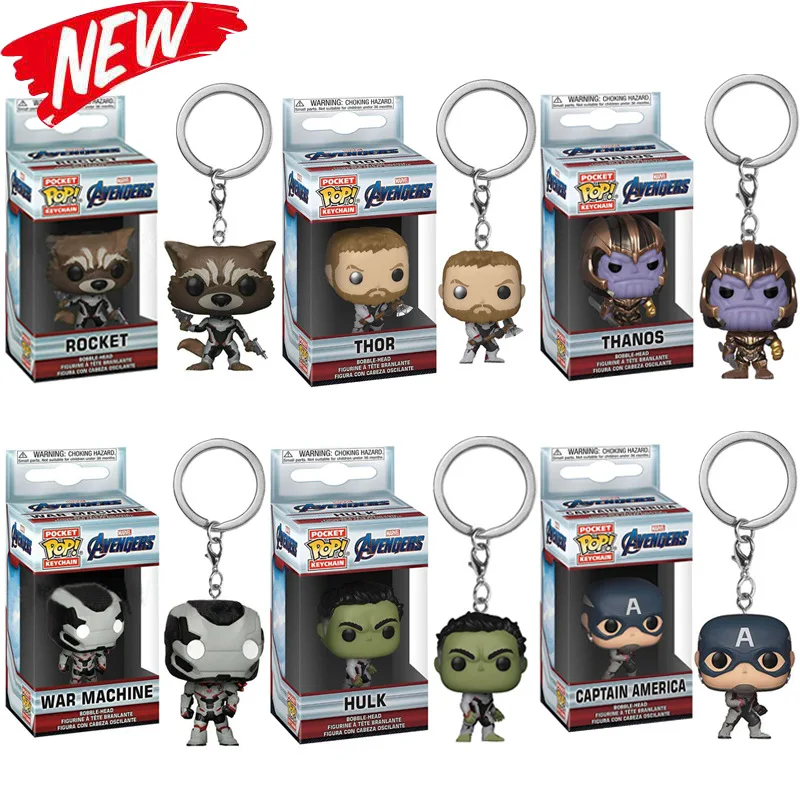 marvel pocket pop keychain characters