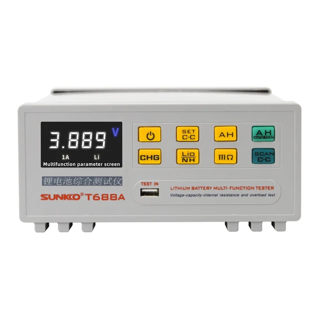 T-688A  Single cell battery Comprehensive Tester Lithium Battery Capacity Voltage Internal Resistance Tester