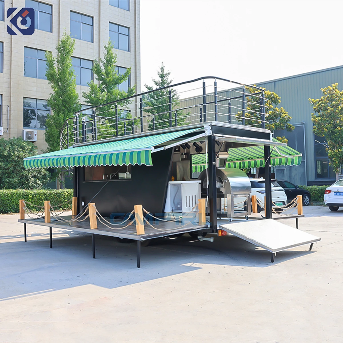 Street Mobile Food Van Trailer Cupcake Vending Trailers for Fast Food Truck Hot Sale caravan