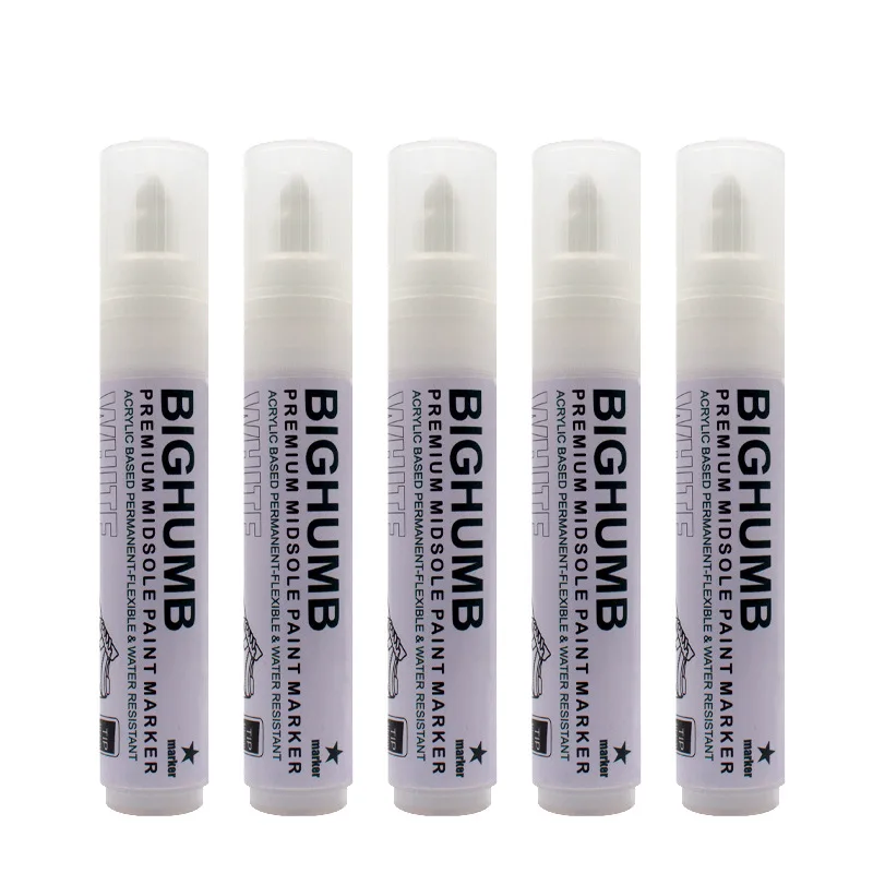 Белый цвет кроссовки средней подошвы маркер краски для обуви