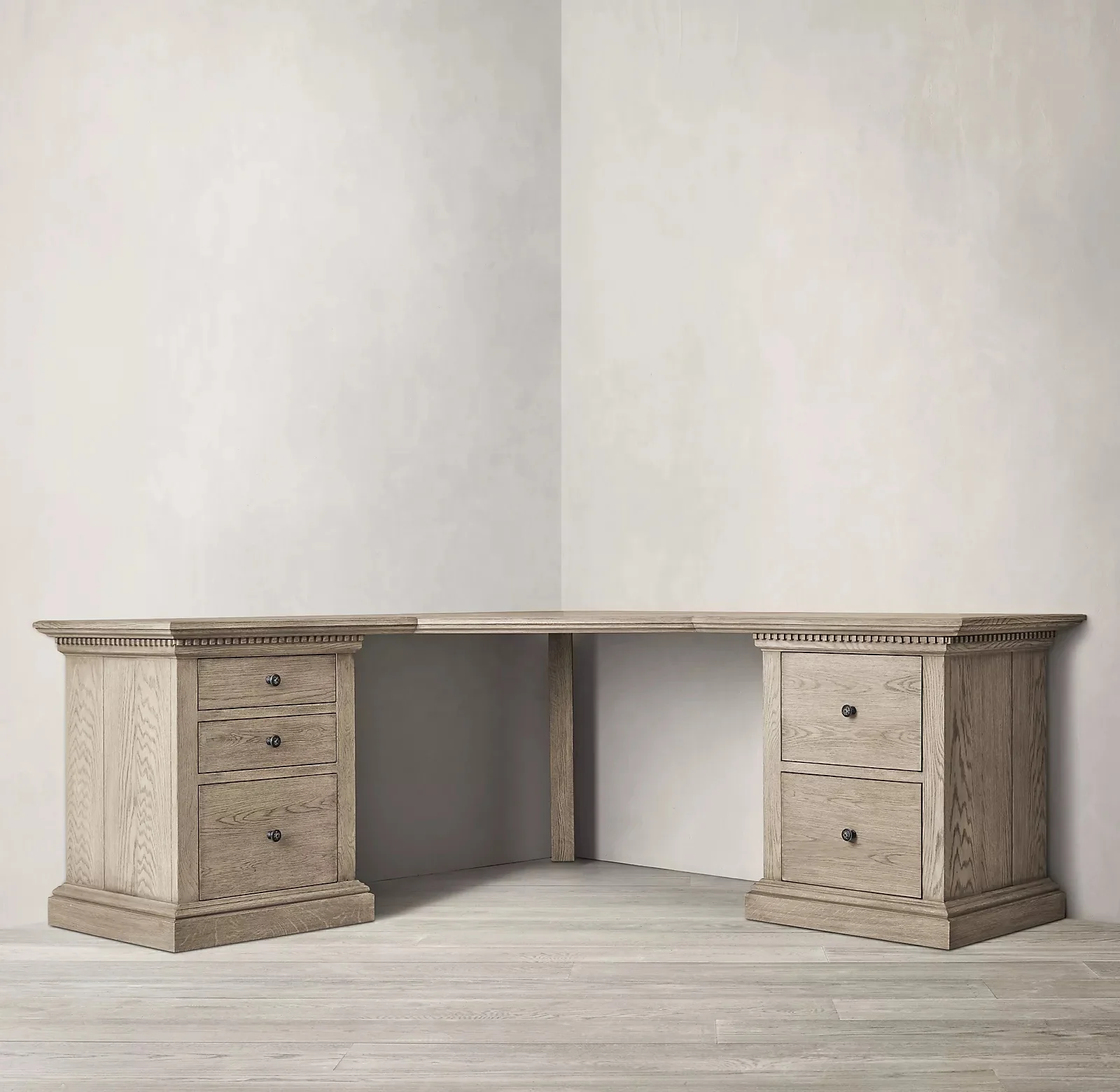 Письменный стол провинции из массива дуба во французском