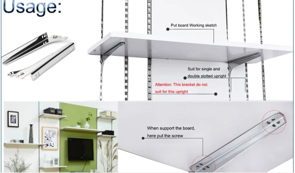 Jinbin Metal Double Slotted Channel / Supermarket/ Clothes Shops/Stores AA Column factory