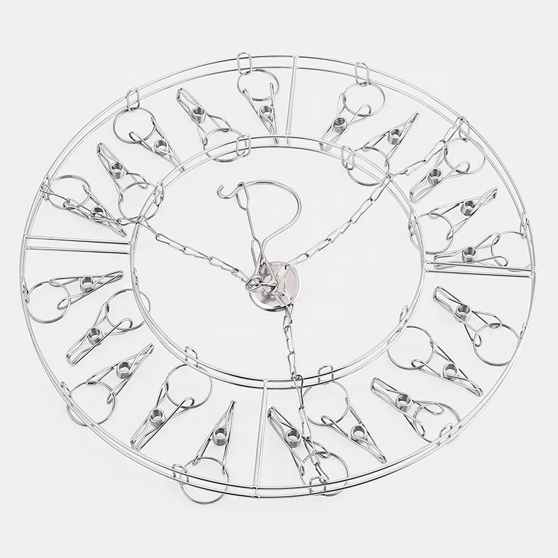 Вешалка для носков из нержавеющей стали с зажимами