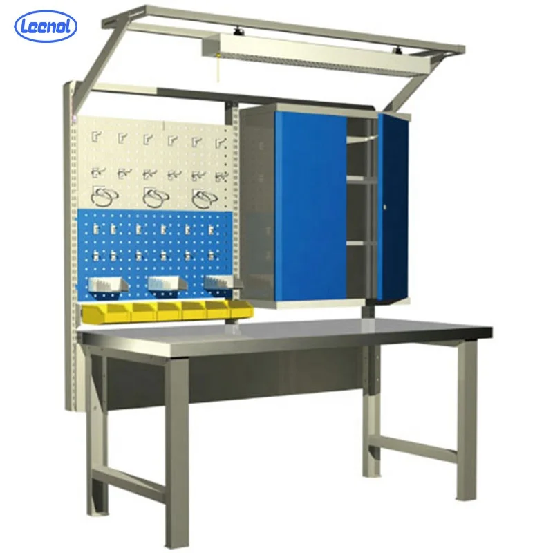 Leenol ESD Industrial Factory Table Production Line Electronic ESD Workbenches