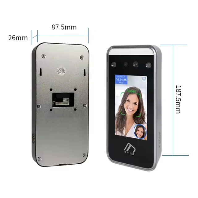 Cheap price AI26 Cloud ADMS software and Phone APP Face and Card Time Attendance with access control AI Face recogntion