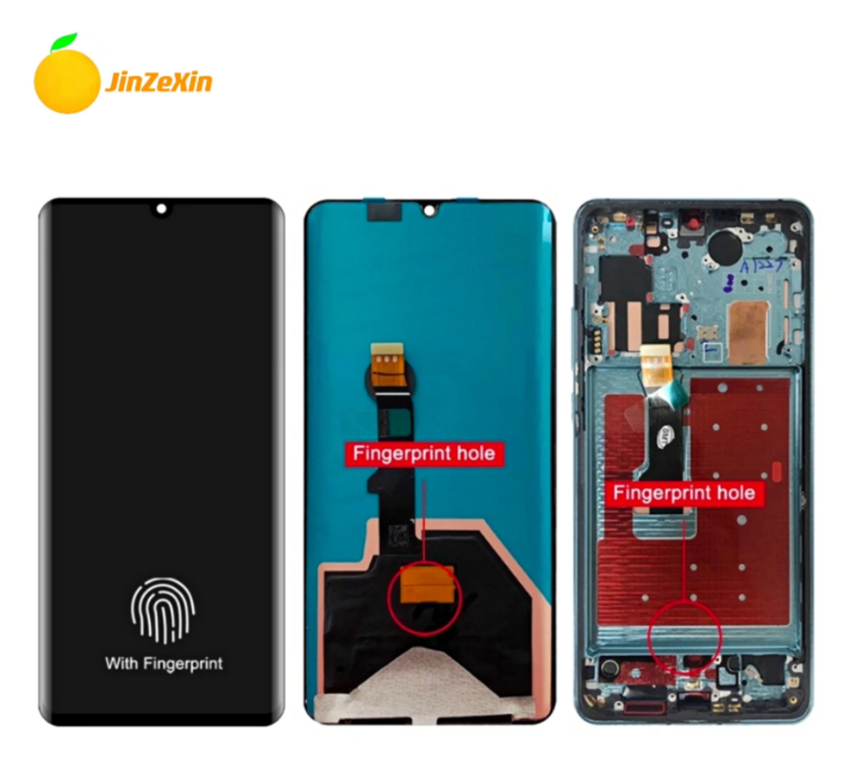 Original Huawei P30 Pro LCD Touch Screen Component - VOG-L29, L09