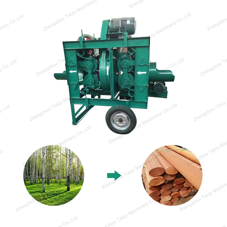 Full Automatic Trunk Bark Peeler Tree Peeling Machine