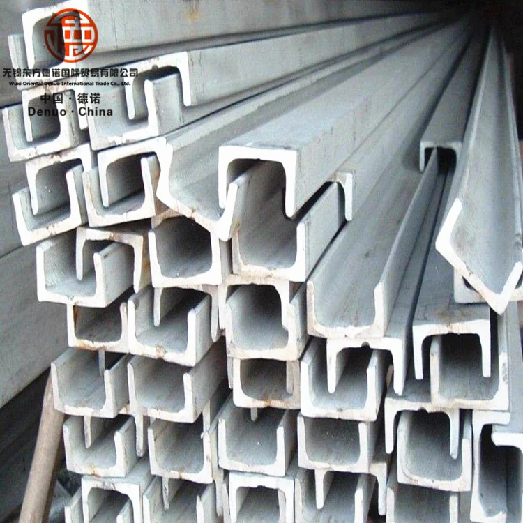 China Manufacturer EN DIN ASTM JIS Carbon Steel SS400 A36 U C-shaped Channel Steel