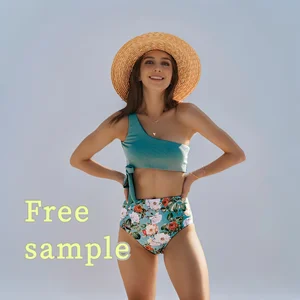 Custom logo 2026 New Swimwear High Waisted Bikini High Waisted Swimsuits High Waisted Bikini Bottoms Beach Wear