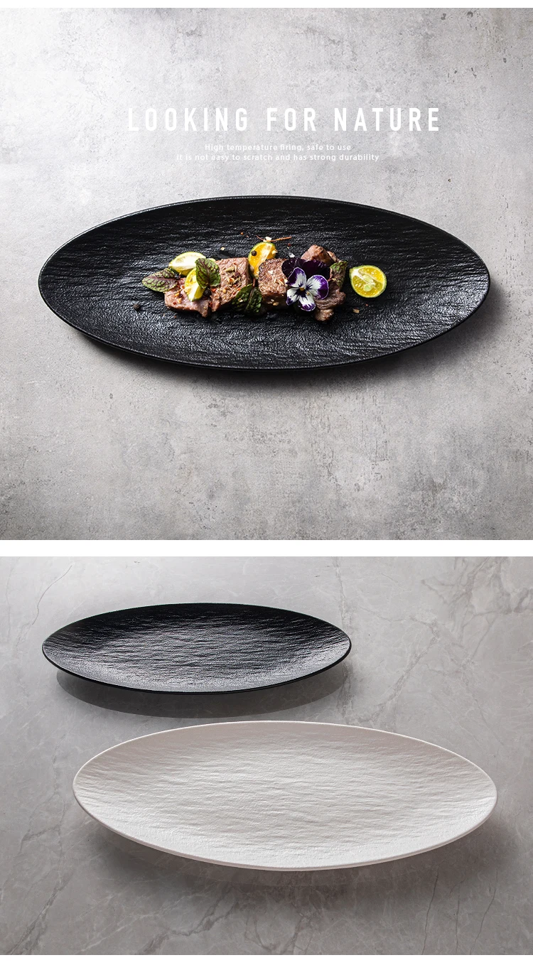 Japandi Stoneware Dinnerware Porcelana Platos Wabisabi Restaurant