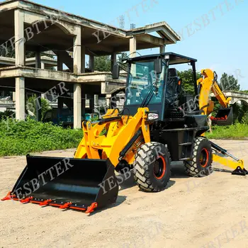 Free Shipping Backhoe Excavator Loader Tractor New Retroexcavadora Backhoe 4x4 Mini excavator Tractor For Sale