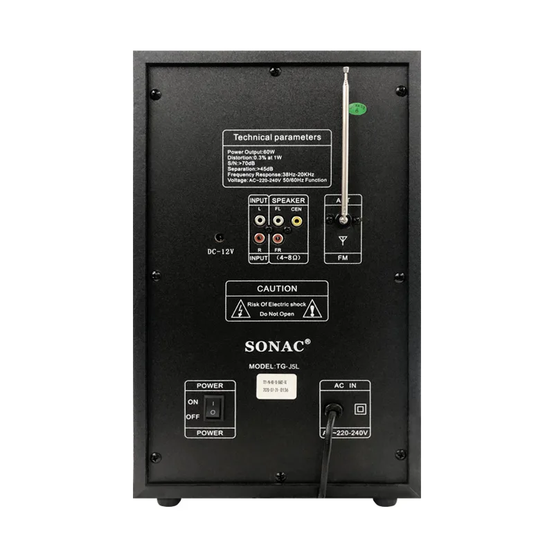 5.1 Audio Home Theater Set Ht505th Blue Tooth Remote Control Home