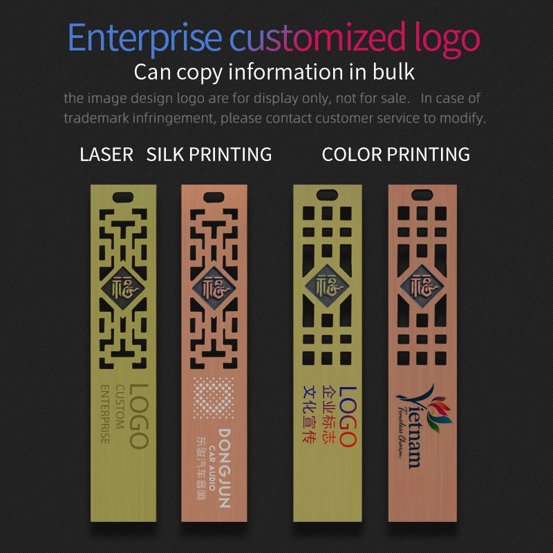 2021 Custom Chinese style USB Flash Drive 2GB 4GB 8GB 16GB 32GB 64gb 128gb Metal Brand Pen Drive u disk - ANKUX.COM
