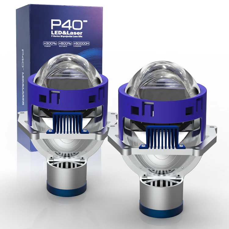 P40L LED Laser Spotlight - 12V57W, 5500K Integrated Drive
