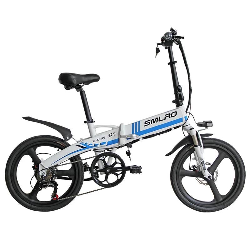 SMLRO S9折りたたみ式電動スノーマウンテンバイク自転車20*2.215タイヤ