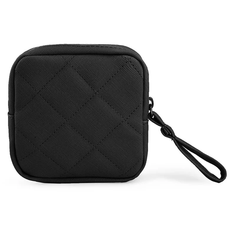 Portable Mini Makeup Case with Zipper for Girls Sanitary Napkin Pad Pouch Cute PU Leather Tampon Storage Bag Salable