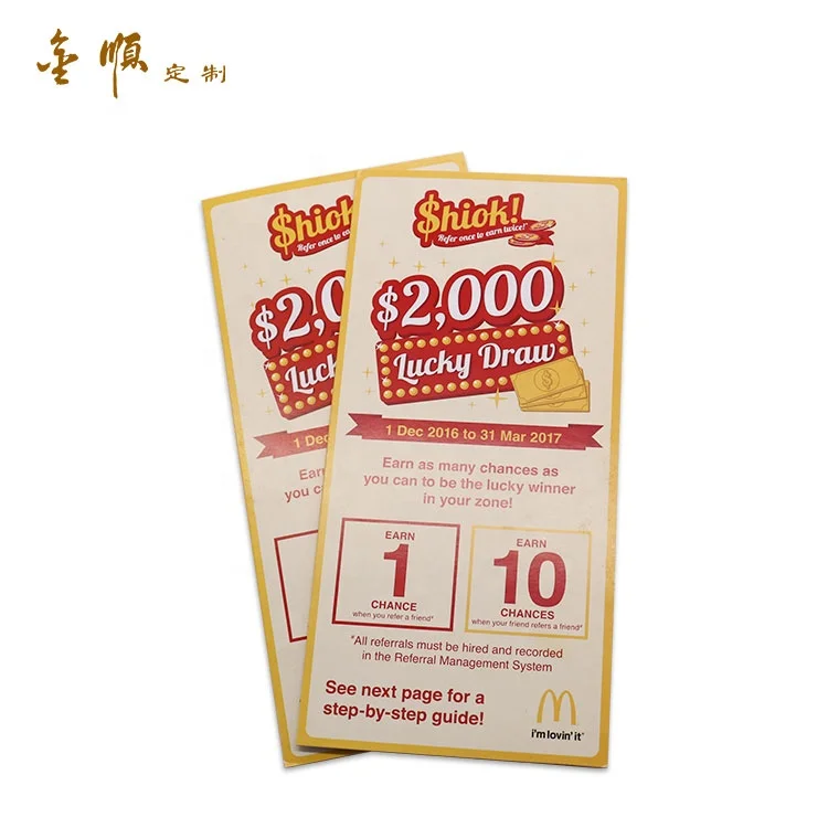 Personnalisé Imprimé Carte Papier Coupon Tirage Coupon Livre Impression -  Buy Impression De Livre De Coupons Product On Alibaba.com