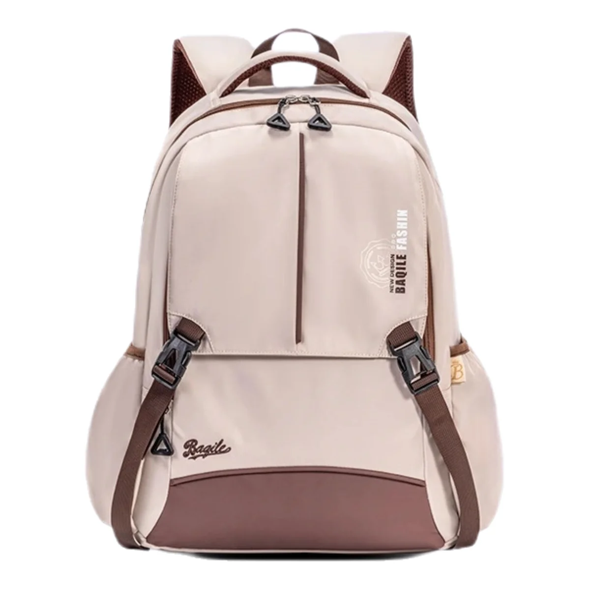 New Simple Leisure Student Backpack Large Capacity Load Reduction Wear-resistant High Quality Backpack