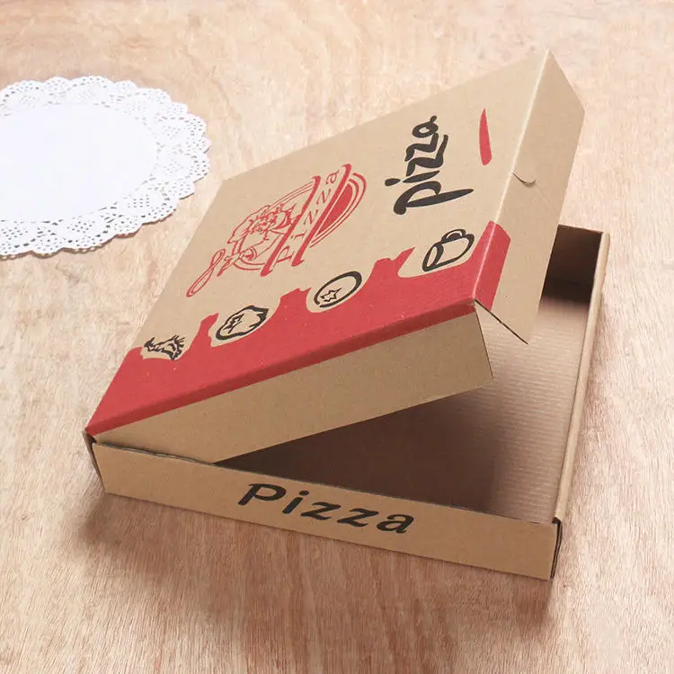 Custom Print Food Packaging Corrugated Take Away Pizza Boxes Buy