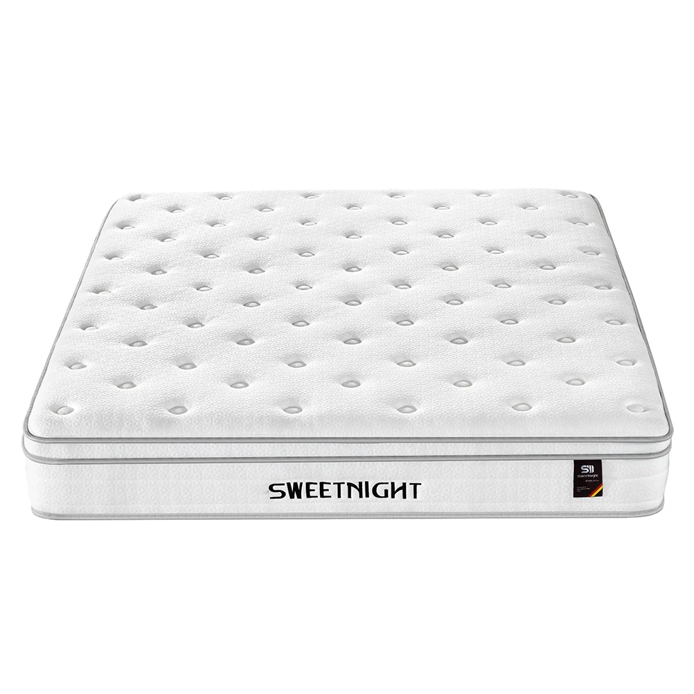 Wholesales Euro Wakefit St807 White Color Customization Double Bed Size