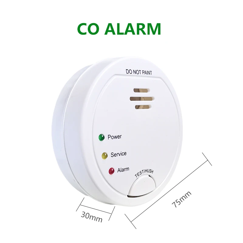Human Protection Co Sensor Freestanding Carbon Monoxide Detector Fire ...