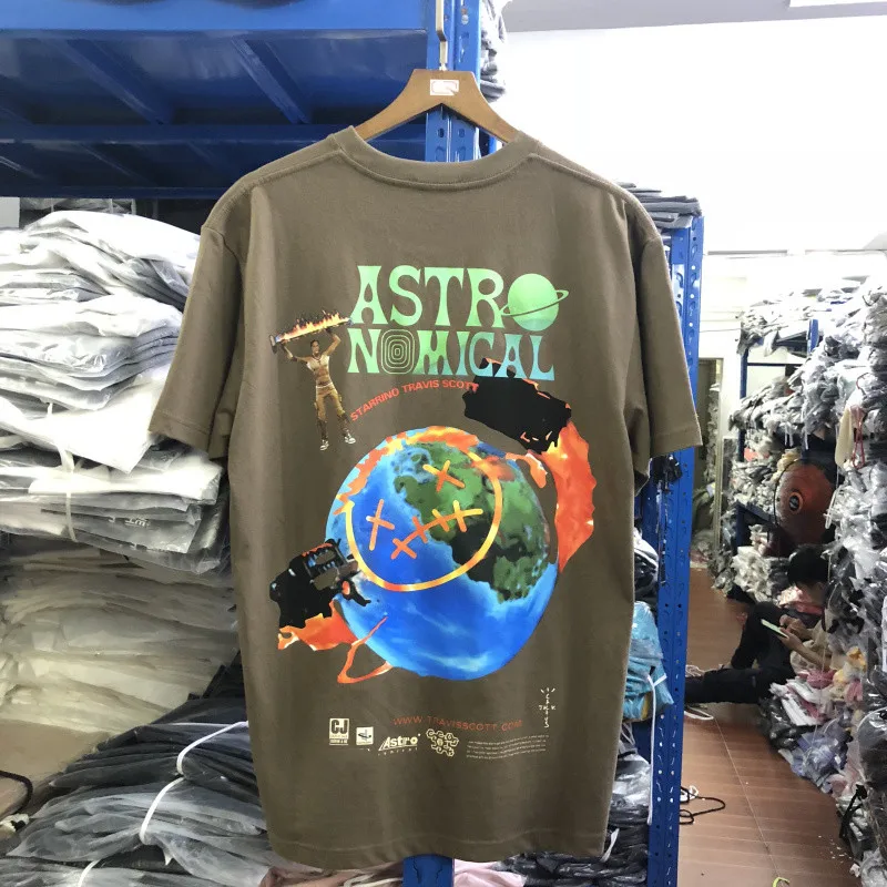 超爆安 ASTROWORLD トラヴィススコット LA限定 Tシャツ ブルー サイズL vegsource.com