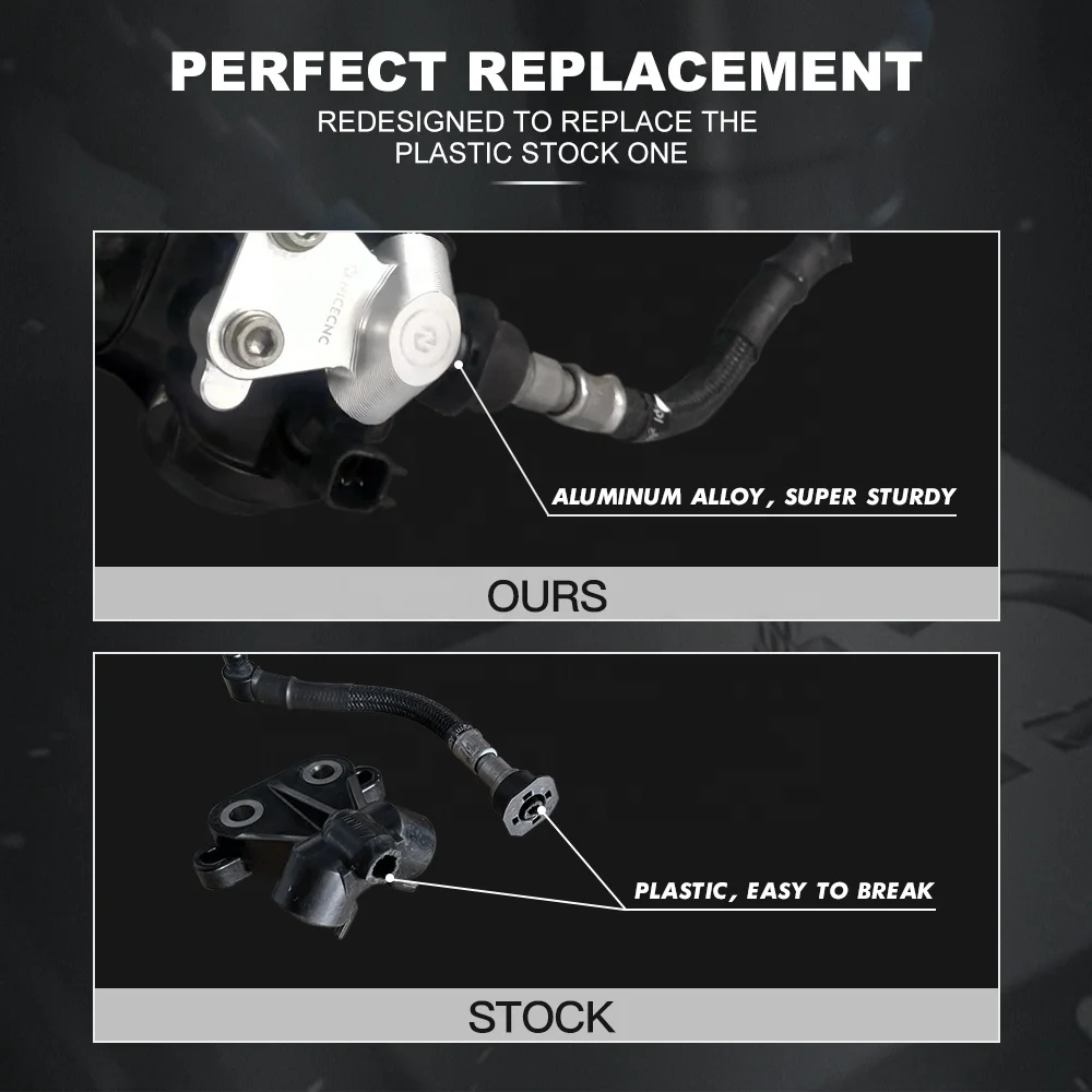 Nicecnc Fuel Injector Rail Kit for Harley-Davidson 2017-2024, image size:1000x1000