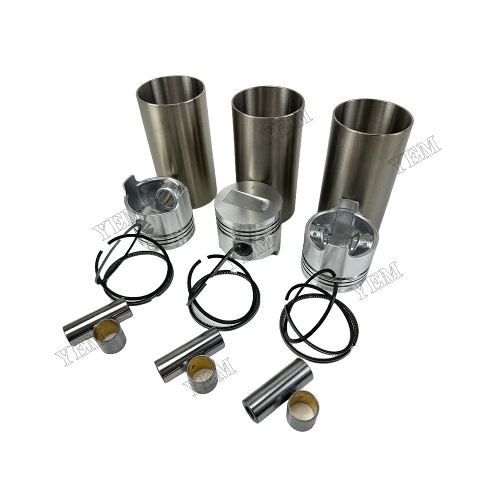 Cylinder Liner Kit Fit for Mitsubishi S3L Engine 4
